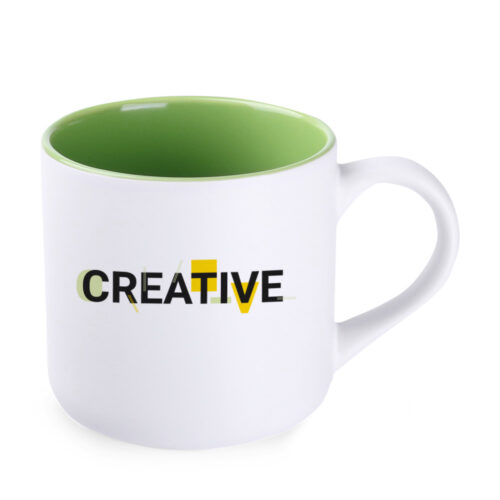 Diego-Matt-biało-zielonykubek-reklamowy-nadruk