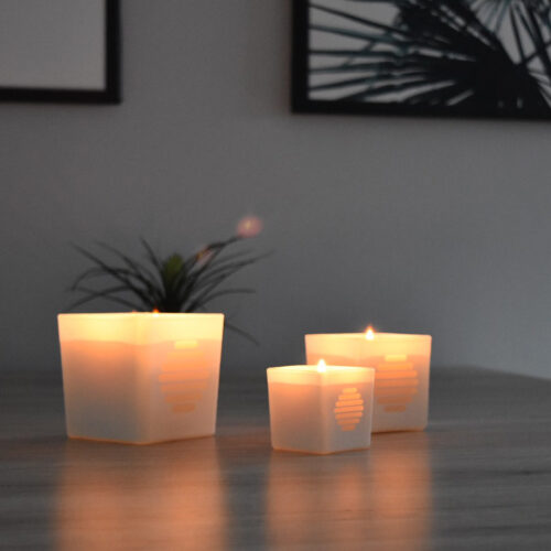 ekskluzywna świeca z nadrukiem