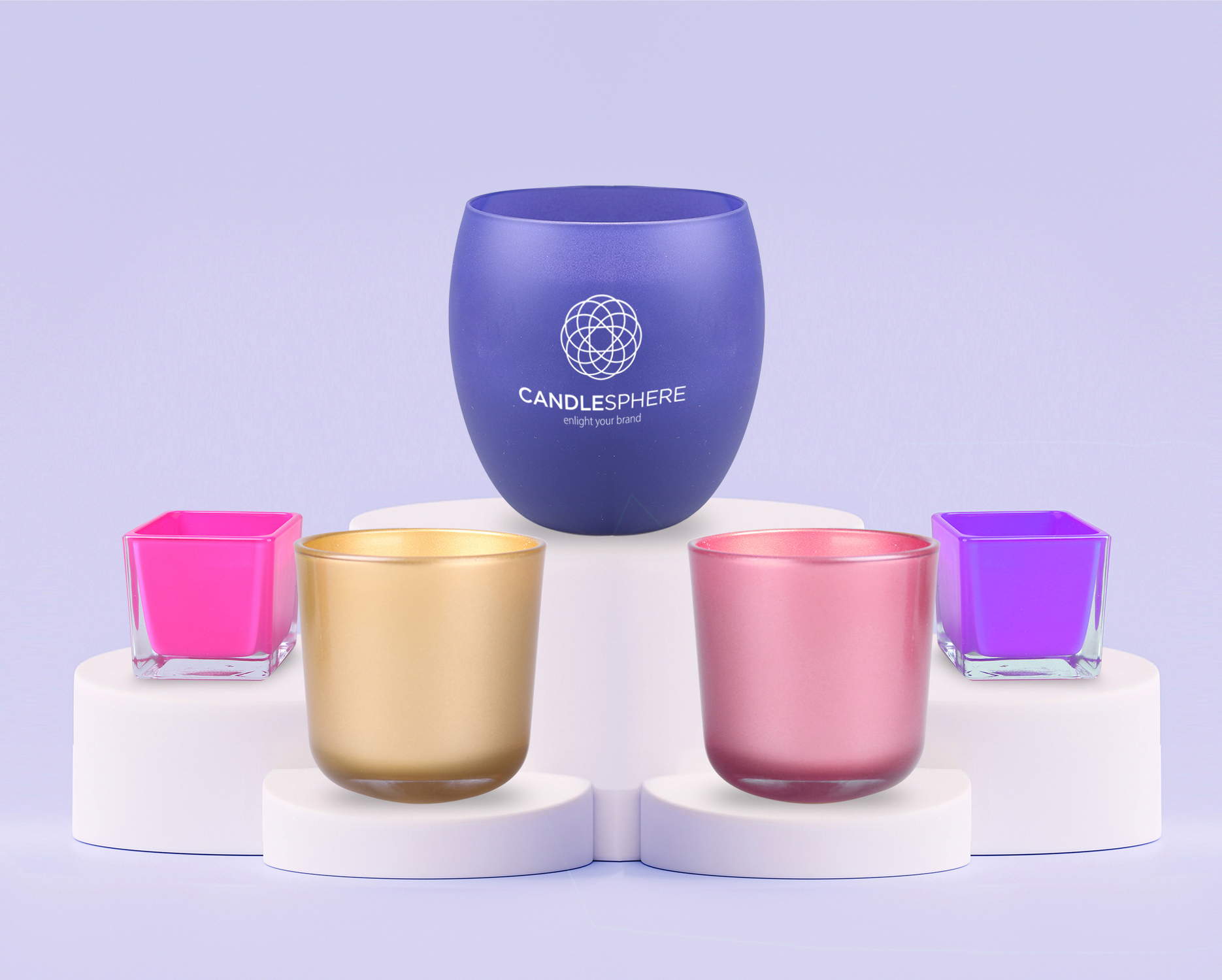 świece zapachowe z logo różne kolory