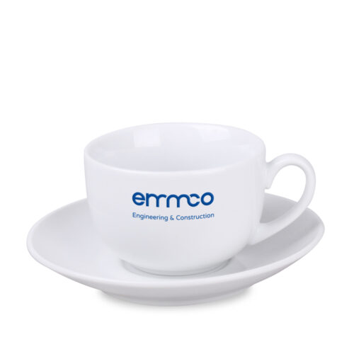 Sonata Premium biała porcelana z nadrukiem logo