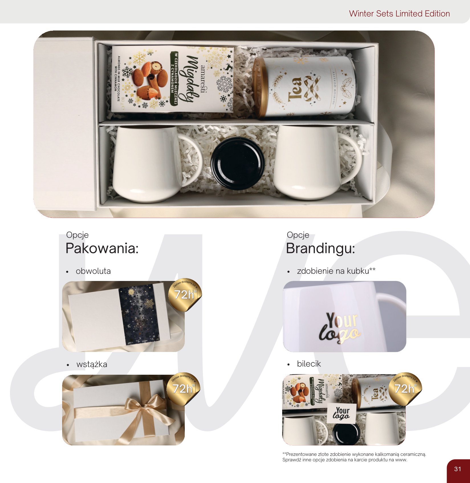 kubki świąteczne dla firm - zestawy prezentowe